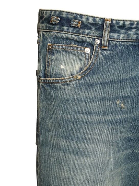 Darkpark: Jeans Mark in denim di cotone 21.5cm - men_1 | Luisa Via Roma