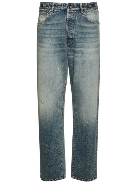 Darkpark: Jeans Mark in denim di cotone 21.5cm - men_0 | Luisa Via Roma