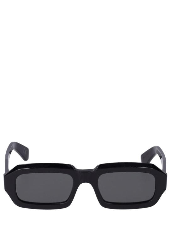 Retrosuperfuture: Fantasma black acetate sunglasses - women_0 | Luisa Via Roma