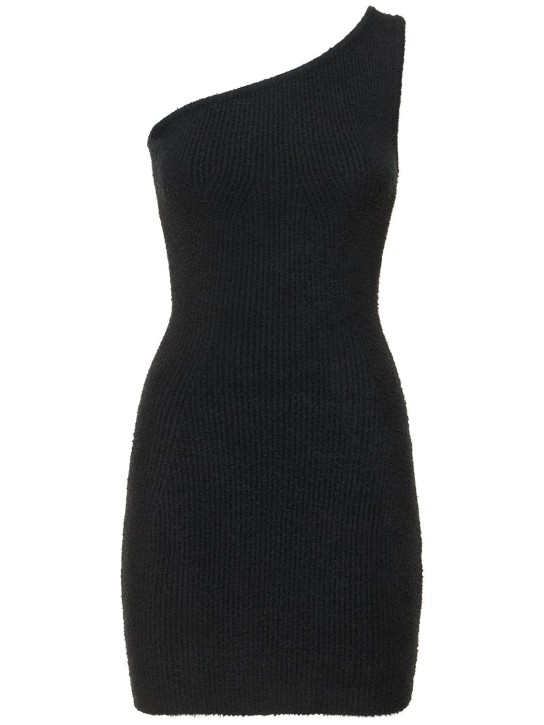 Wardrobe.nyc: HB asymmetric stretch mini dress - women_0 | Luisa Via Roma