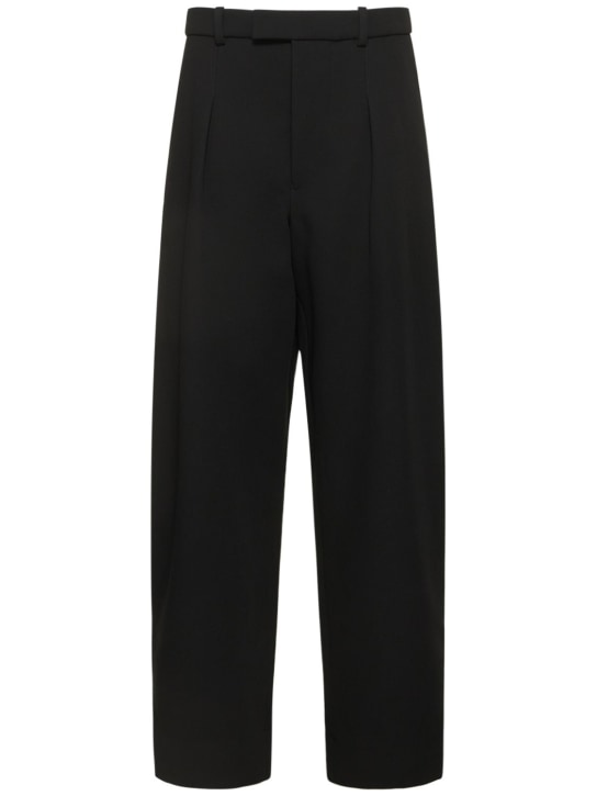 Wardrobe.nyc: Pantaloni HB in lana - Nero - women_0 | Luisa Via Roma