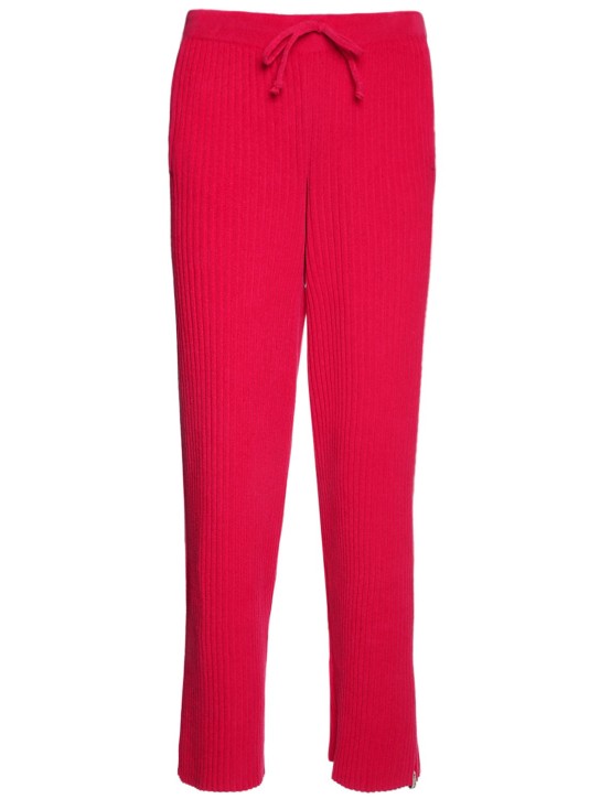 Bonsai: Pantaloni loose fit in cotone e Lycra - Fucsia - men_0 | Luisa Via Roma