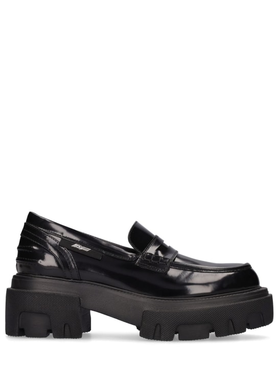 MSGM: 60mm Leather loafers - women_0 | Luisa Via Roma