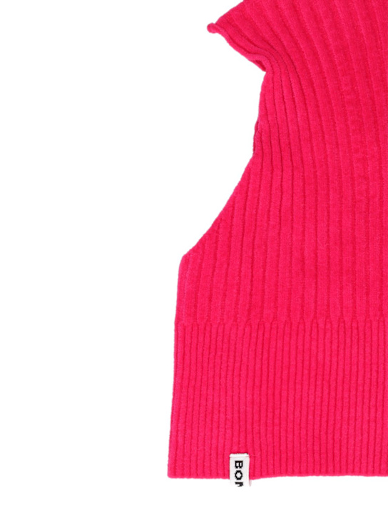 Bonsai: Ribbed cotton & lyocell balaclava - Fuchsia - men_1 | Luisa Via Roma