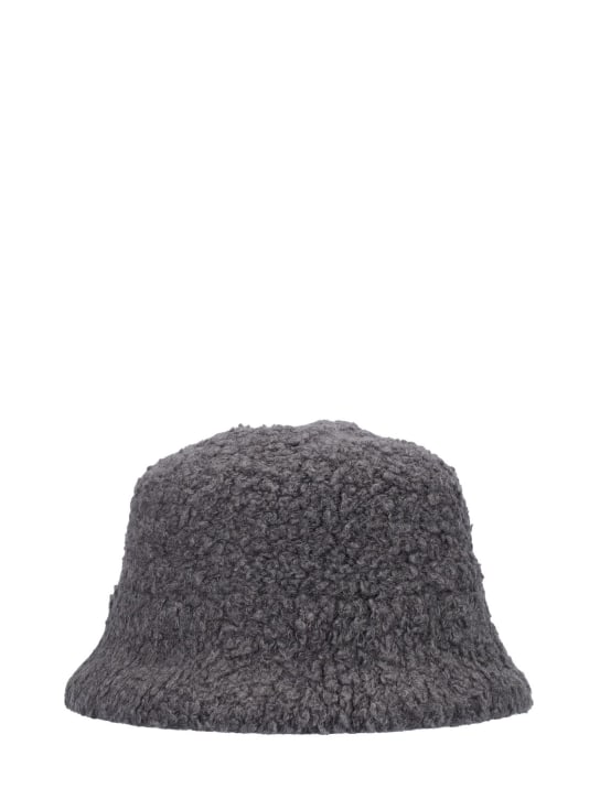 Brunello Cucinelli: Cashmere shearling effect bucket hat - women_0 | Luisa Via Roma