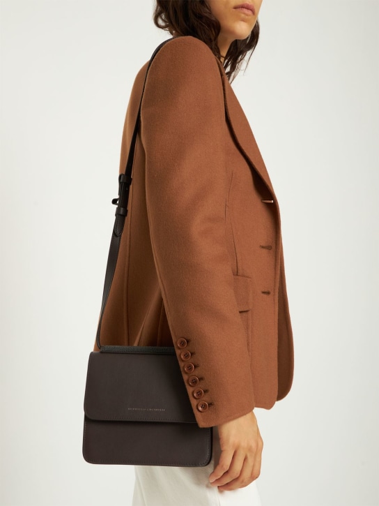 Brunello Cucinelli: Leather shoulder bag - women_1 | Luisa Via Roma