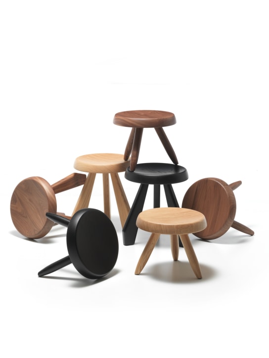 Cassina: Tabouret Berger stool - Marrone - ecraft_1 | Luisa Via Roma