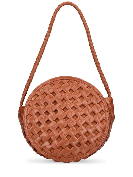 Bembien: Audrey handwoven leather shoulder bag - women_0 | Luisa Via Roma