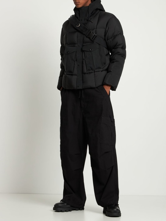 Ten C: Artic 다운 파카 재킷 - 블랙 - men_1 | Luisa Via Roma