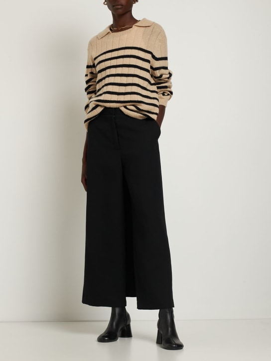 Deveaux: Alanna粘胶纤维混纺绉纱裙裤 - women_1 | Luisa Via Roma