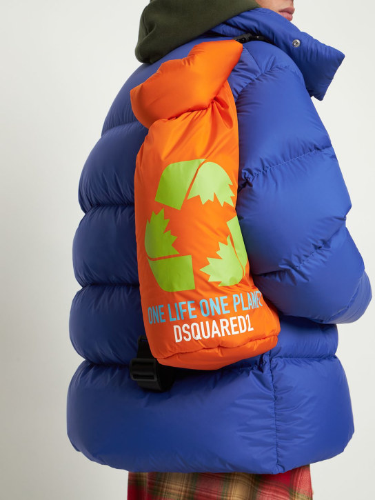 Eco print backpack - Dsquared2 - Men | Luisaviaroma