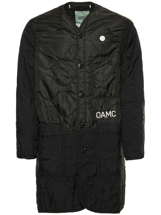 Oamc: Veste longue Re:Work - Noir - men_0 | Luisa Via Roma