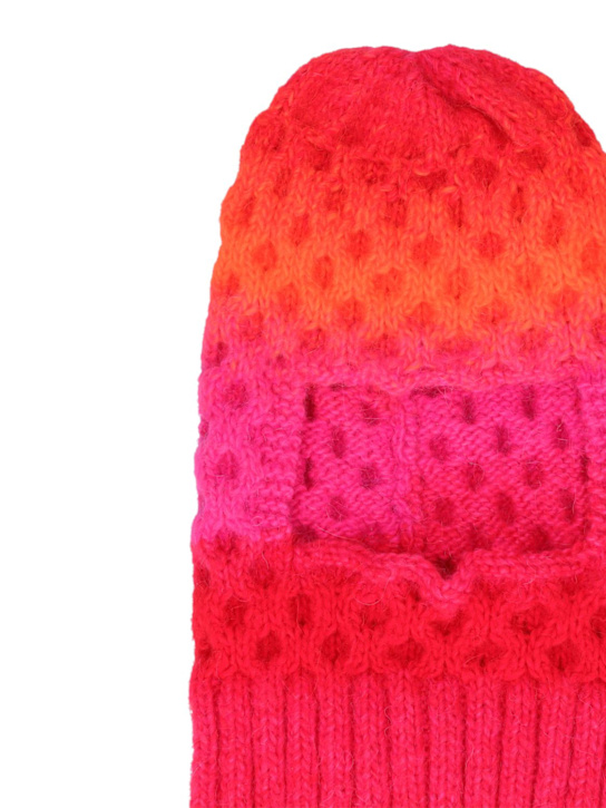 Agr: Gradient wool blend balaclava - Pink/Orange - men_1 | Luisa Via Roma