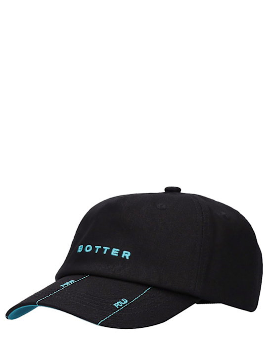 Botter: Logo embroidery cotton baseball cap - Black - men_1 | Luisa Via Roma