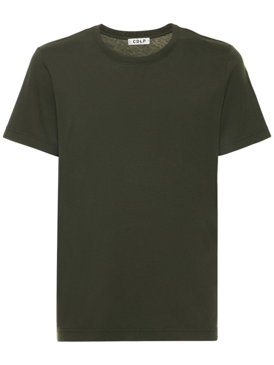 CDLP: T-shirt relaxed fit in Lyocell e cotone - men_0 | Luisa Via Roma