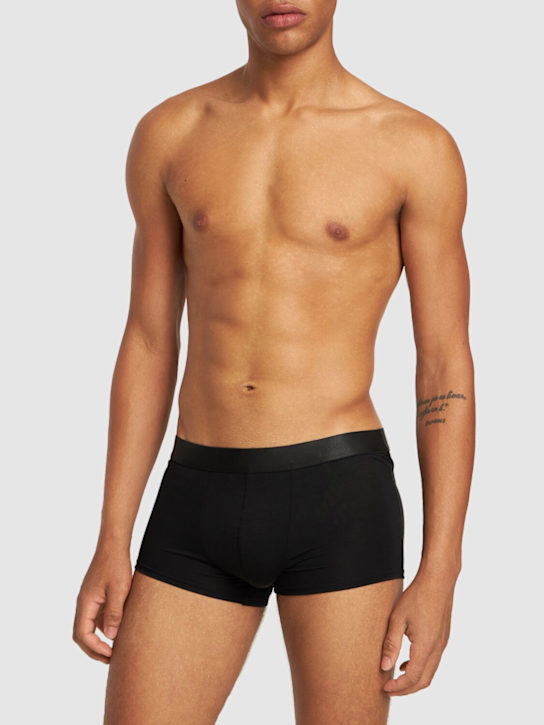 CDLP: Pack of 3 lyocell boxer trunks - men_1 | Luisa Via Roma