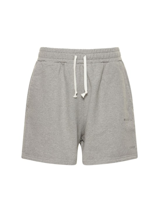 CDLP: Boxy cotton terry sweat shorts - men_0 | Luisa Via Roma