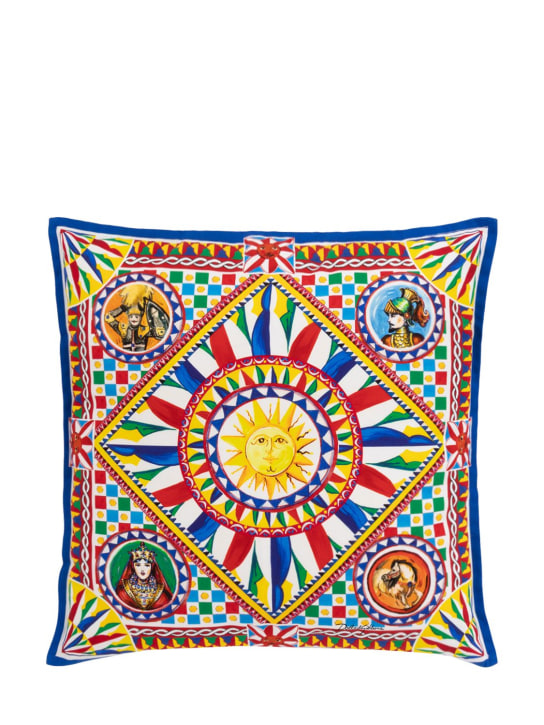 Dolce&Gabbana: Small canvas cushion - ecraft_0 | Luisa Via Roma