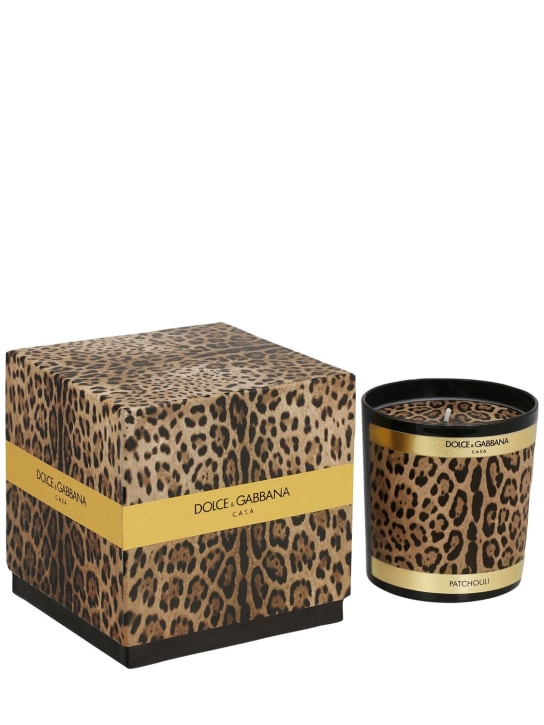 Dolce&Gabbana: 250gr Patchouli scented candle - Brown - ecraft_1 | Luisa Via Roma