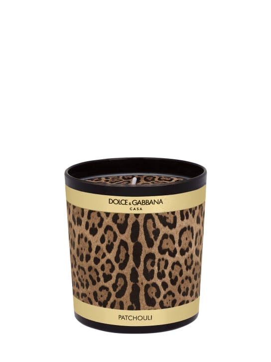 Dolce&Gabbana: 250gr Patchouli scented candle - Brown - ecraft_0 | Luisa Via Roma