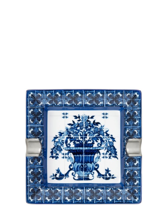 Dolce&Gabbana: 灰皿 ラージ -  Mediterranean Blue - ecraft_0 | Luisa Via Roma