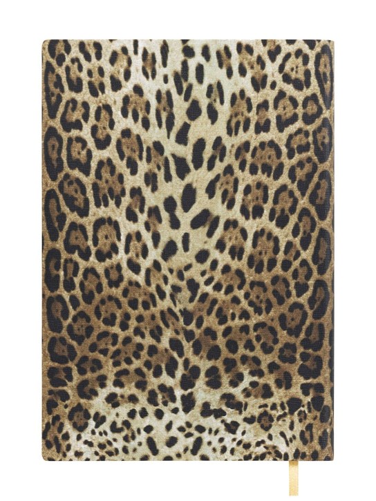 Dolce&Gabbana: Cuaderno mediano forrado - Leopardo - ecraft_1 | Luisa Via Roma