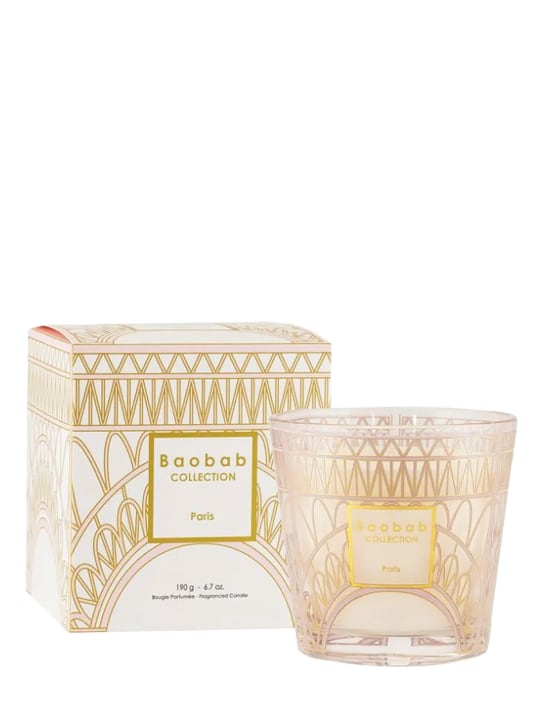 Baobab Collection: 190gr My Firsts Baobob Paris candle - Rosa - ecraft_0 | Luisa Via Roma