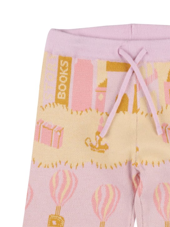 Helmstedt: Pantalones deportivos anchos de punto - Multicolor - kids-girls_1 | Luisa Via Roma