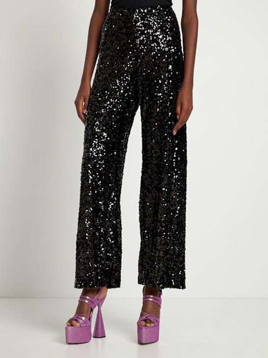 D'accori: 150mm Belle metallic leather sandals - Fuchsia - women_1 | Luisa Via Roma