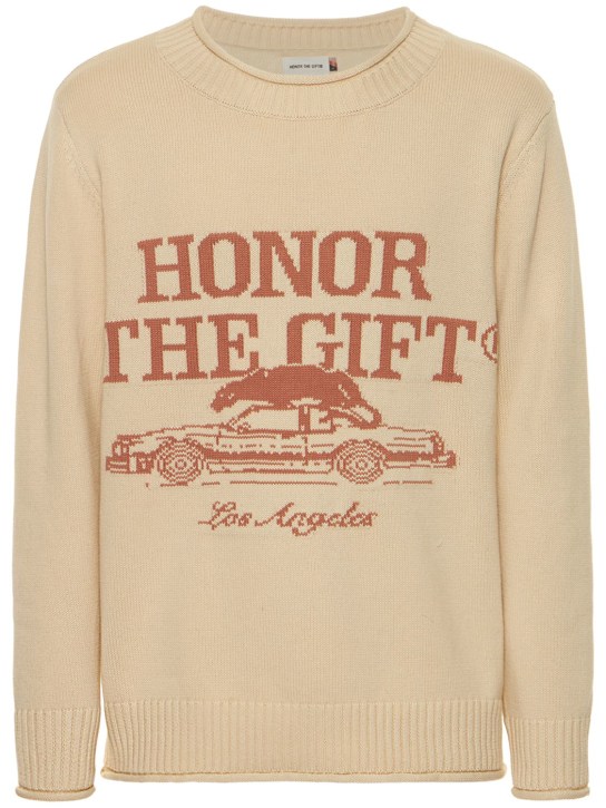 Honor the Gift: HTG Pack コットンスウェットシャツ - men_0 | Luisa Via Roma
