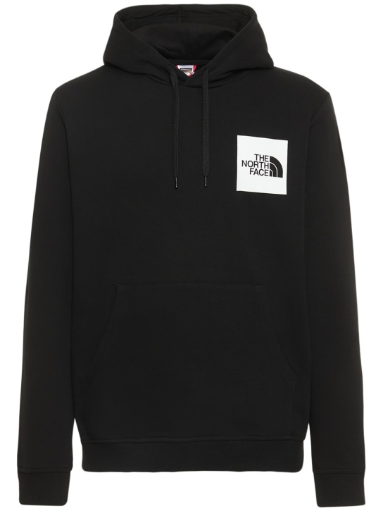 The North Face: Fine logo cotton hoodie - men_0 | Luisa Via Roma