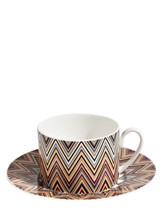 Missoni Home: Zig Zag Jarris 2 piece tea set - Multicolor - ecraft_0 | Luisa Via Roma