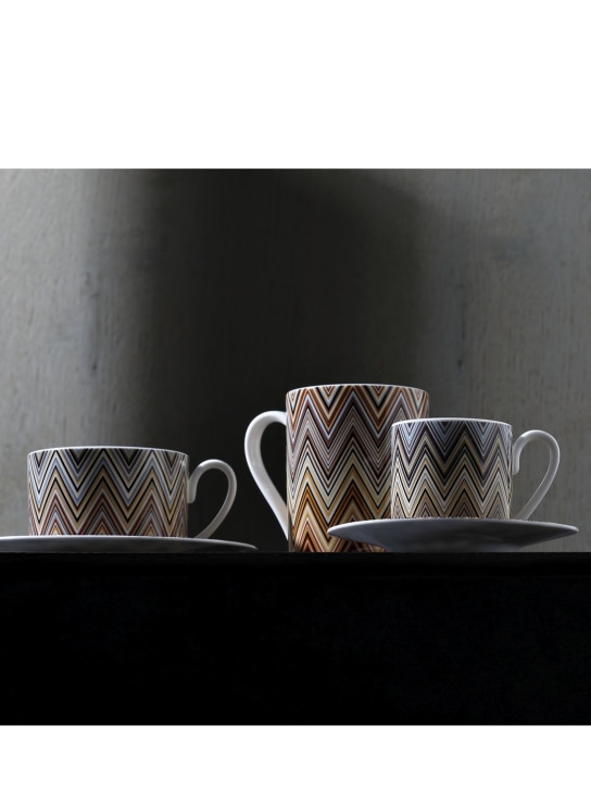 Missoni Home: Zig Zag Jarris 2 piece tea set - Multicolor - ecraft_3 | Luisa Via Roma