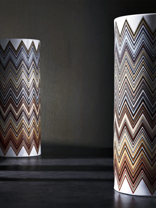 Missoni Home: Zig Zag Jarris high vase - Multicolor - ecraft_3 | Luisa Via Roma
