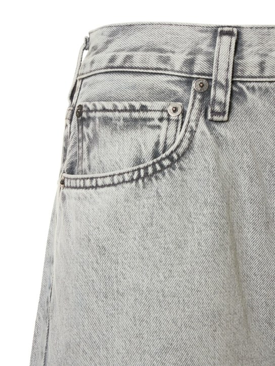 Agolde: Jeans abombados de algodón con cintura alta - women_1 | Luisa Via Roma