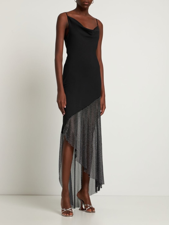 Giuseppe Di Morabito: クレープデシンドレス - ブラック - women_1 | Luisa Via Roma