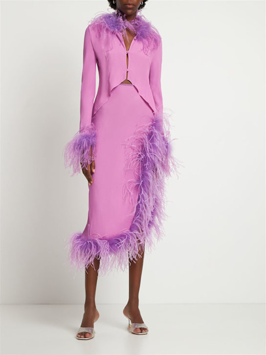 Giuseppe Di Morabito: ビスコーススカート - ライラック - women_1 | Luisa Via Roma