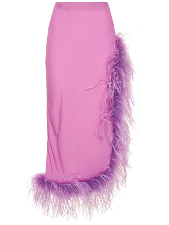 Giuseppe Di Morabito: ビスコーススカート - ライラック - women_0 | Luisa Via Roma