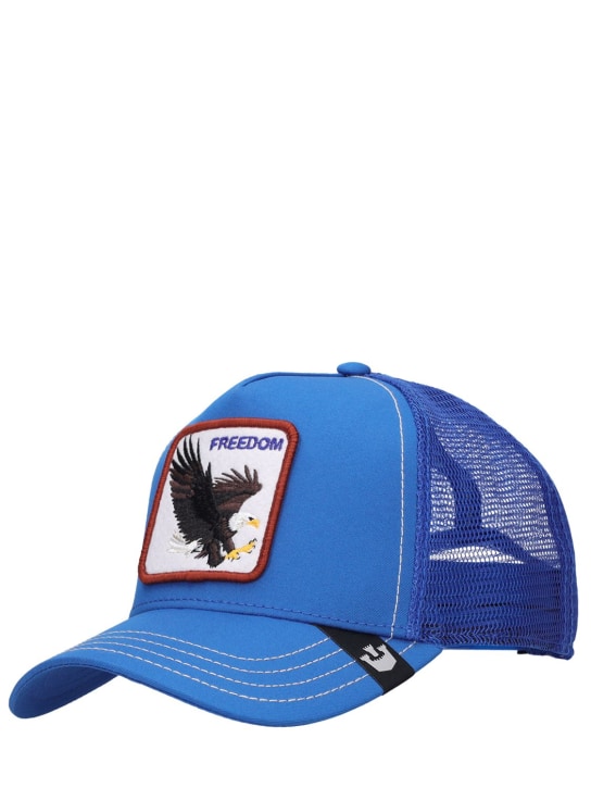 Goorin Bros: Freedom Eagle trucker hat w/patch - Blue/Multi - men_1 | Luisa Via Roma