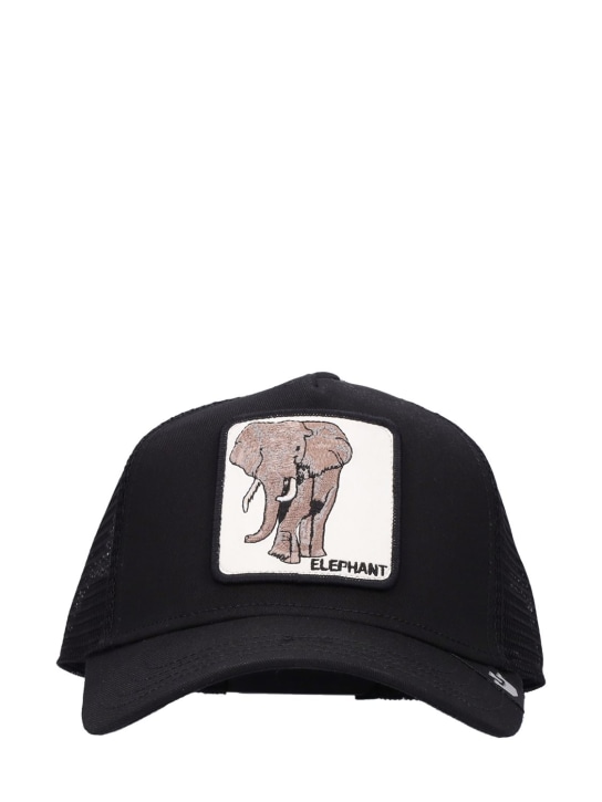 Goorin Bros: The Elephant trucker hat w/ patch - Black - men_0 | Luisa Via Roma