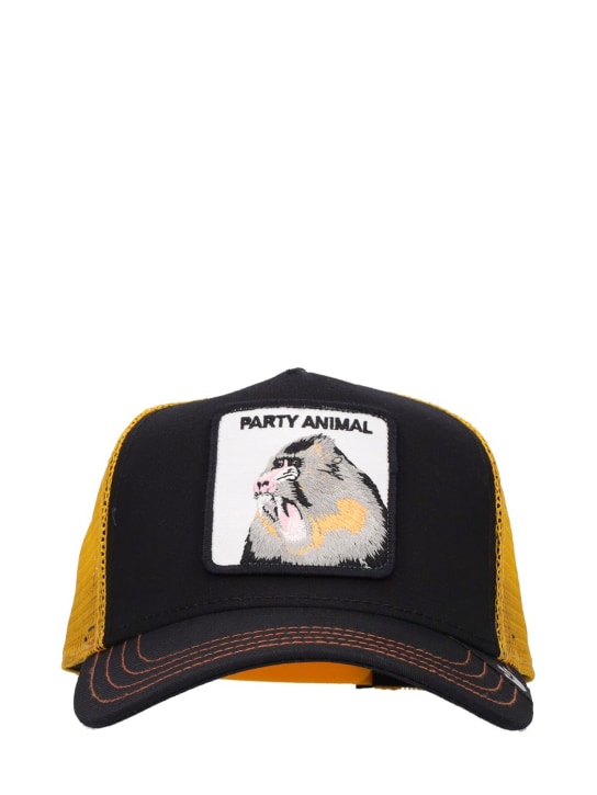 Goorin Bros: The Party Animal trucker hat w/ patch - Black - women_0 | Luisa Via Roma
