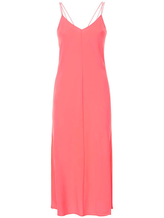 Designers Remix: Vestito midi Valerie con cutout - Fucsia - women_0 | Luisa Via Roma