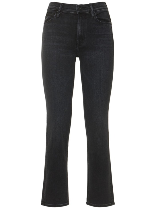 Mother: The mid rise dazzler ankle jeans - Black - women_0 | Luisa Via Roma