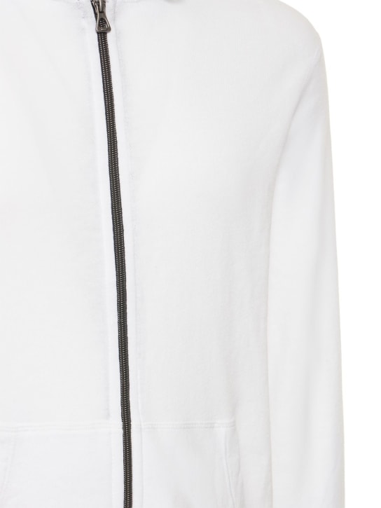 Vintage cotton french terry zip hoodie - Thumbnail 2