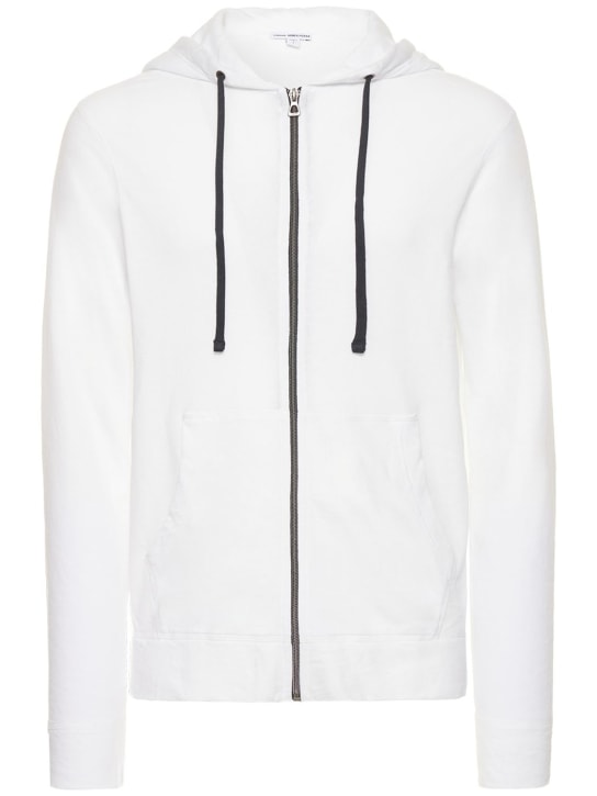 Vintage cotton french terry zip hoodie - Thumbnail 1