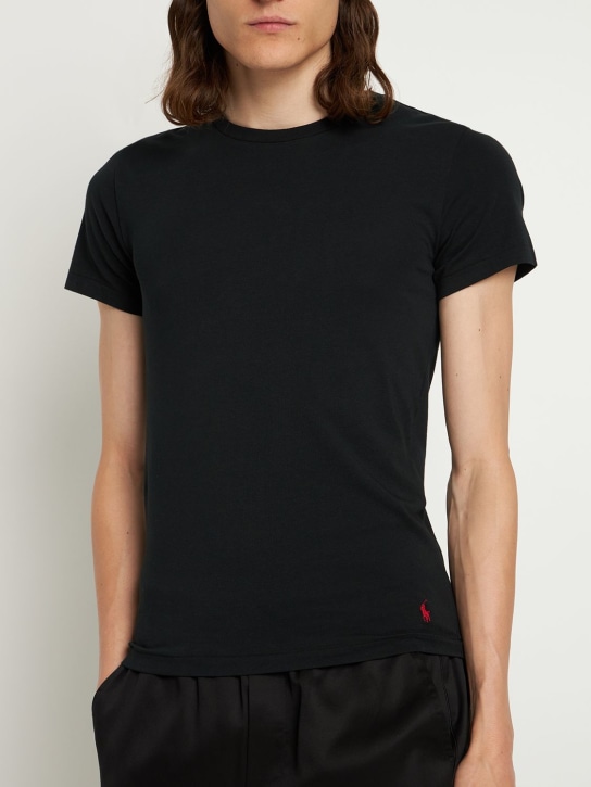 Polo Ralph Lauren: Paquete de 2 camisetas jersey - Negro - men_1 | Luisa Via Roma
