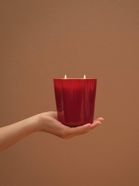 Aina Kari: Lively Murano glass star candle - Red - ecraft_1 | Luisa Via Roma