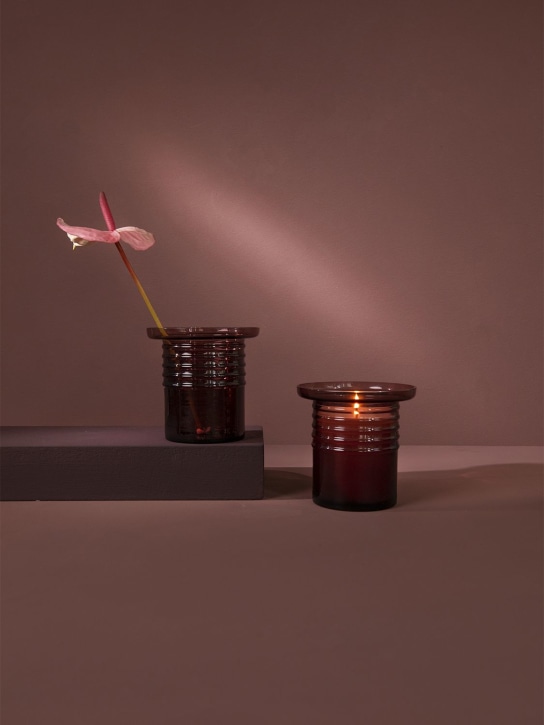 Aina Kari: Fenice Murano glass candle - Mor - ecraft_1 | Luisa Via Roma