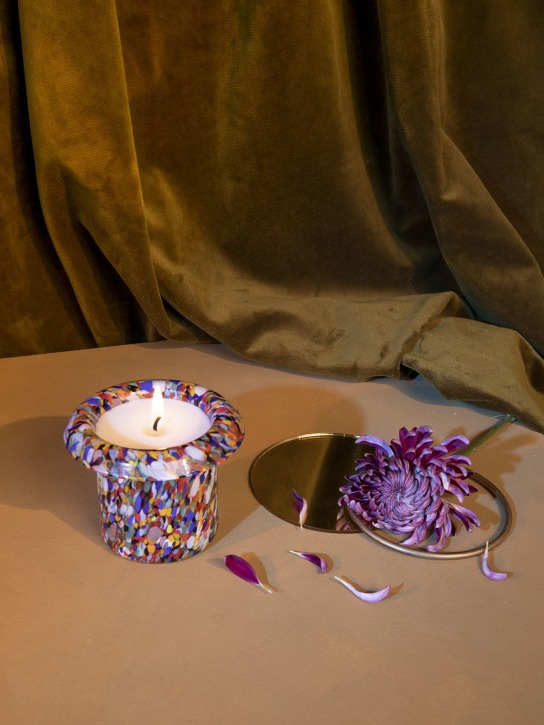 Aina Kari: "Mille" Murano glass candle - Multicolor - ecraft_2 | Luisa Via Roma