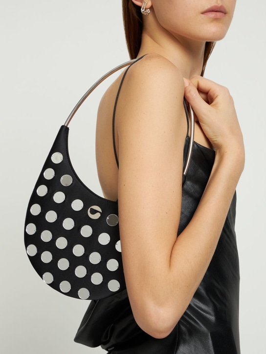 Coperni: Ring Swipe canvas shoulder bag - women_1 | Luisa Via Roma